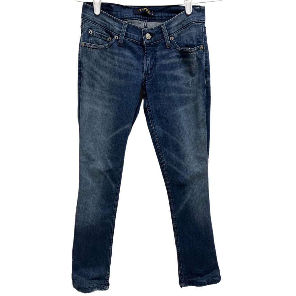 0341 Levi's 524 Superlow Faded Denim Jeans